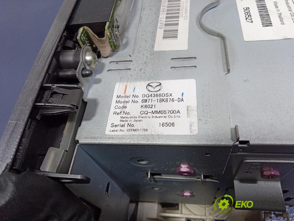 Mazda 2 2006 Radio I Navigace: 6M71-18K876-DA