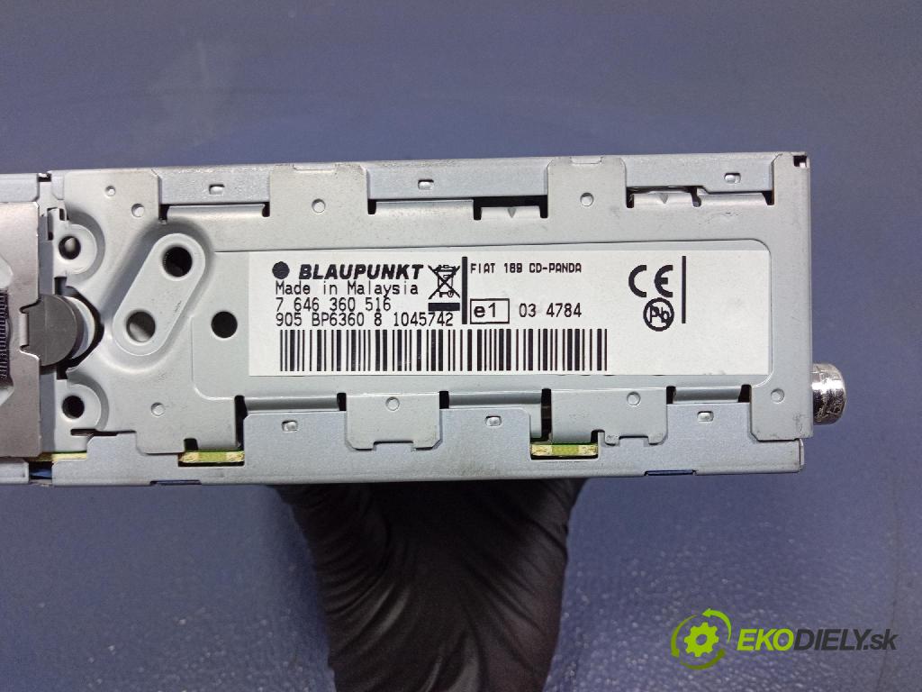 Fiat Panda 2008 Radio I Navigácia: 7354362410