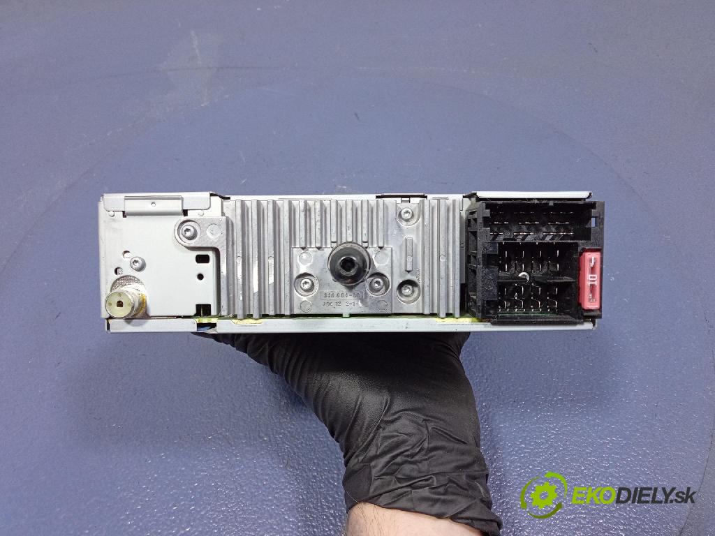 Fiat Panda 2008 Radio I Navigácia: 7354362410