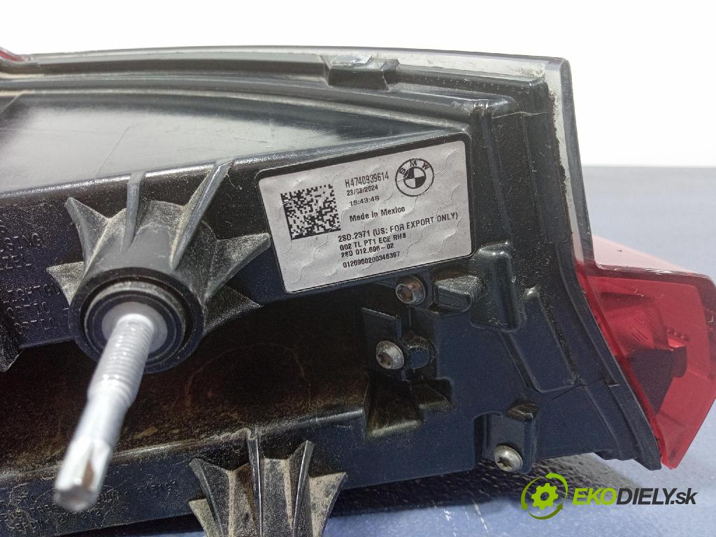 Bmw X4 2024 světlo Zad: Práva: Mimo: 7409396