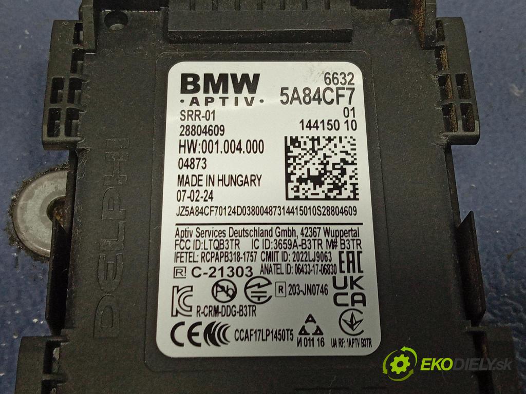 Bmw X4 2024 snímač Mrtví Klapka / Pás: Provoz 5A84CF7