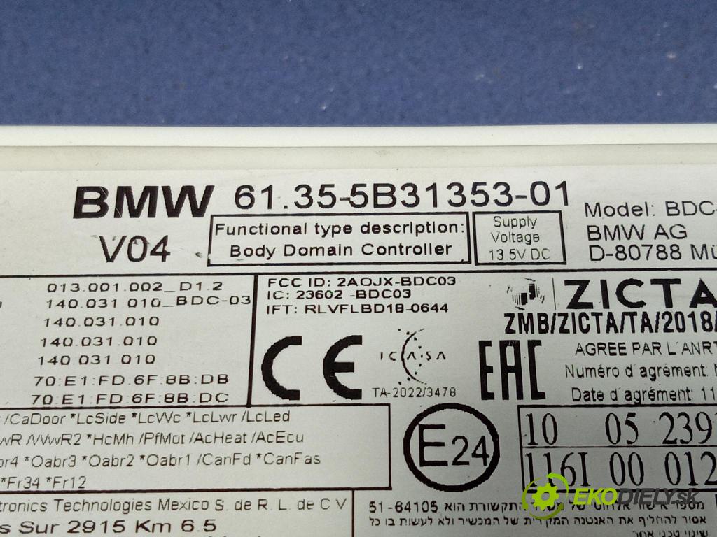 Bmw X4 2024 řídící jednotka Komfortu 5B31353