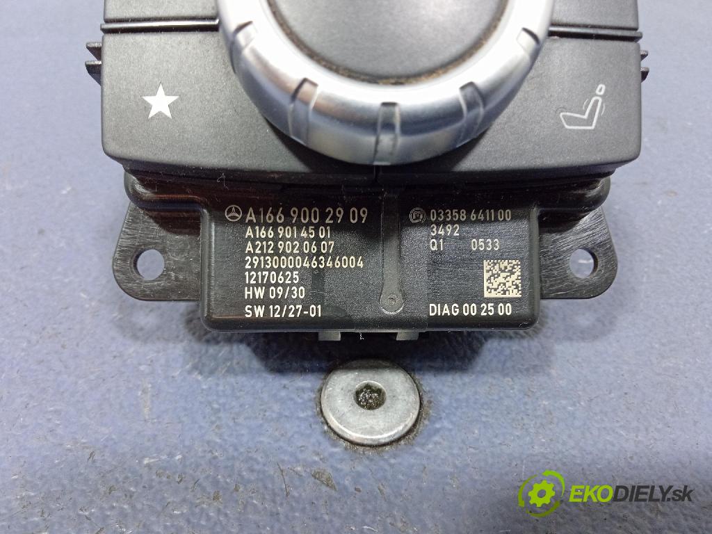 Mercedes GL 2014 prepínač Rádio: Navigacia: A1669002909