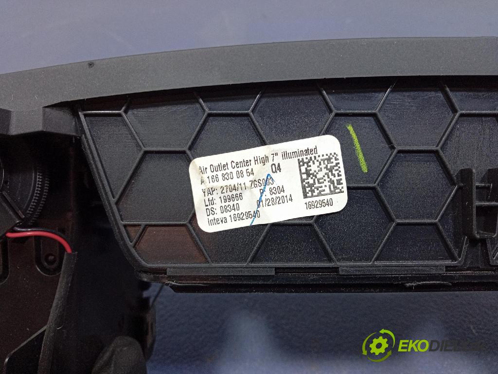 Mercedes GL 2014 Mřížky Proud vzduchu Vzduch: A1668300854