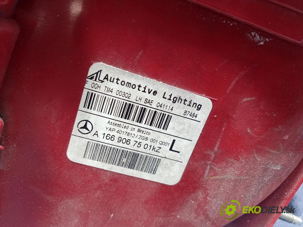 Mercedes GL 2014 svetlo / reflektor zad ľavá Vonkajsia: A1669067501