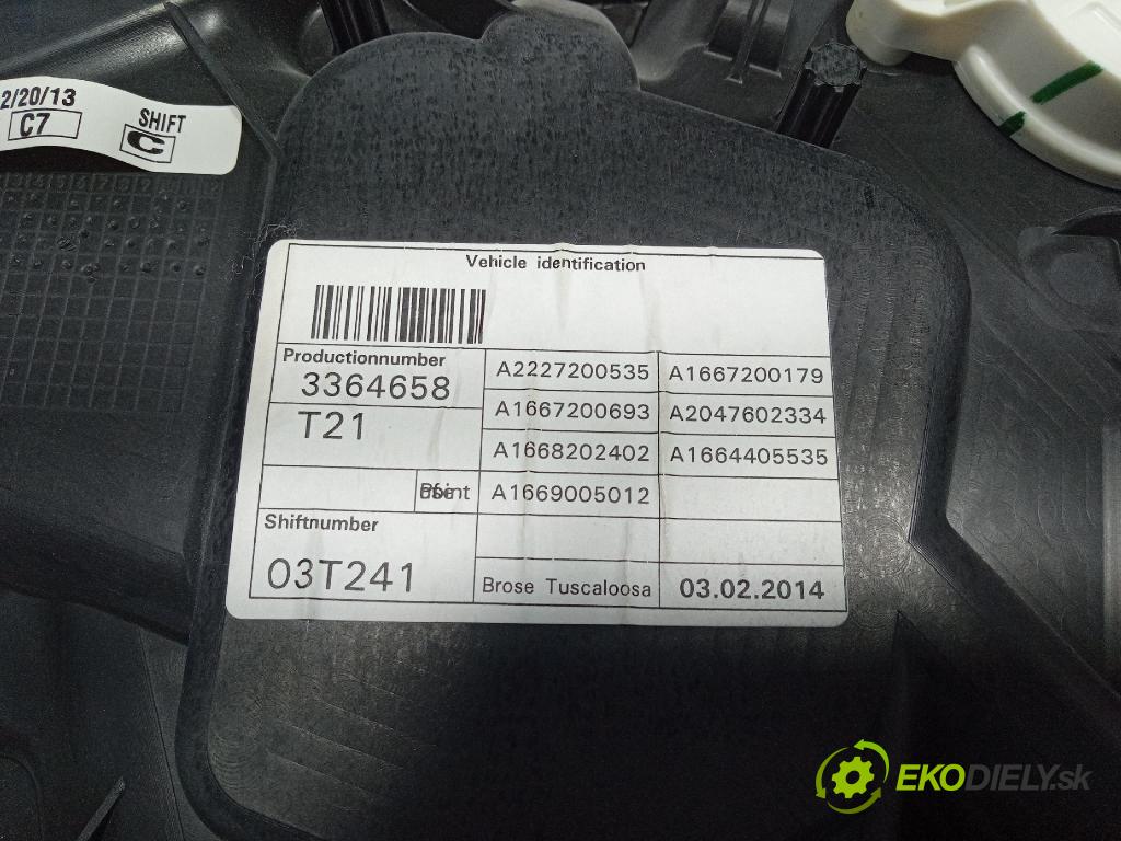 Mercedes GL 2014 mechanizmus okna Okná: Predné Vľavo: A1667200693