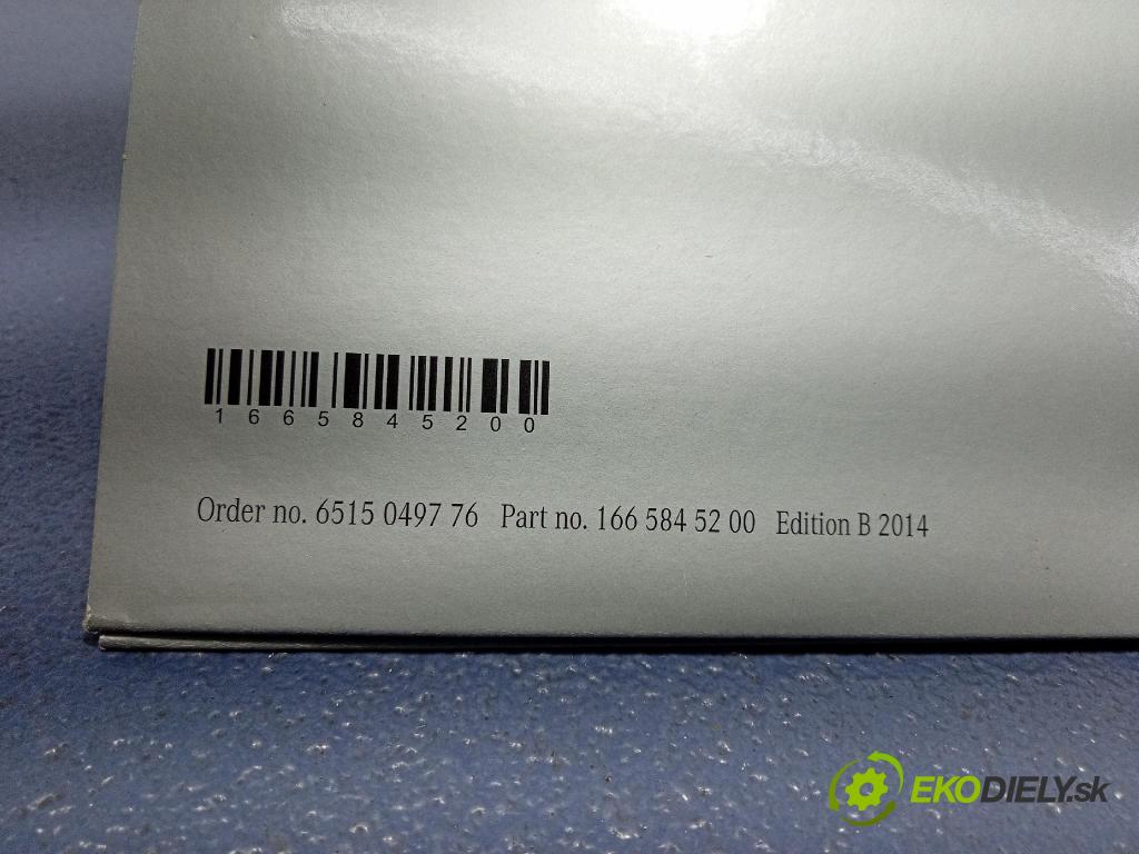 Mercedes GL 2014 Kniha Servis 1665845200