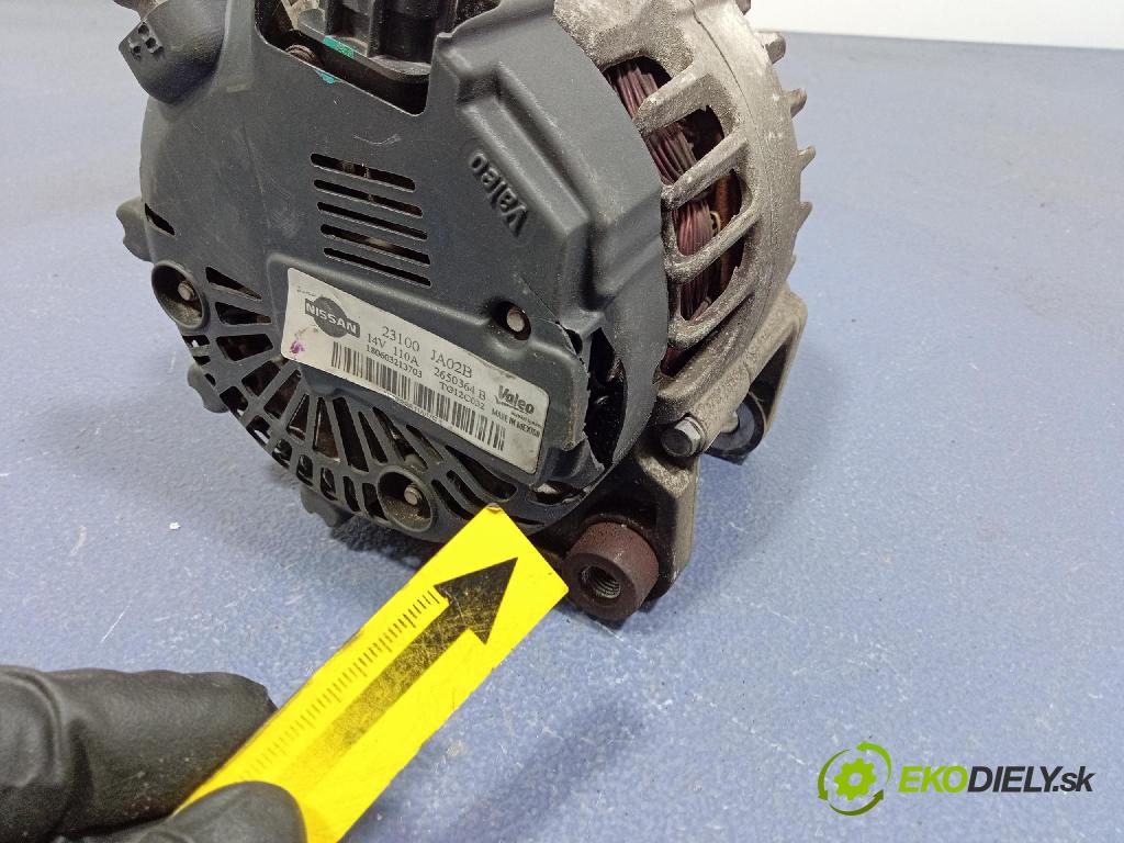 Renault Koleos 2008 Alternator 23100JA02B