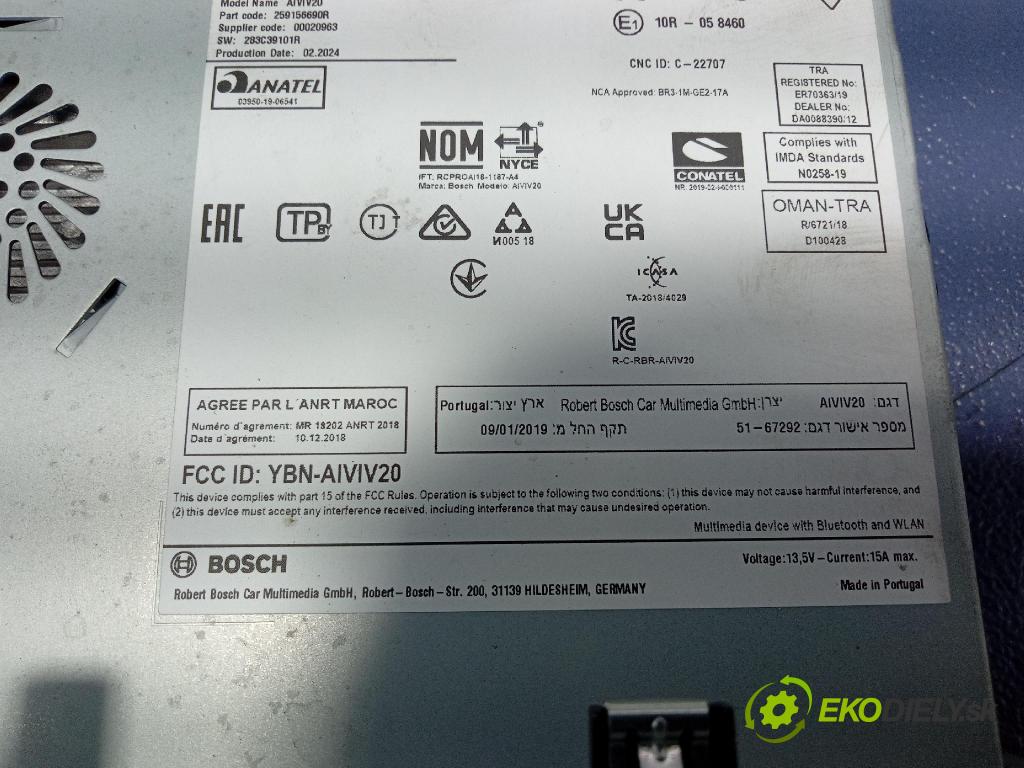 Renault Express 2024 Radio I Navigace: 7503751866