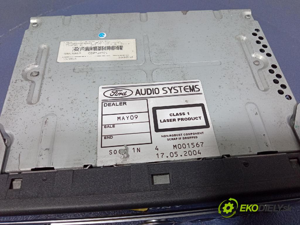 Ford C-max 2004 Radio I Navigácia: 3M5T-18C815-EJ