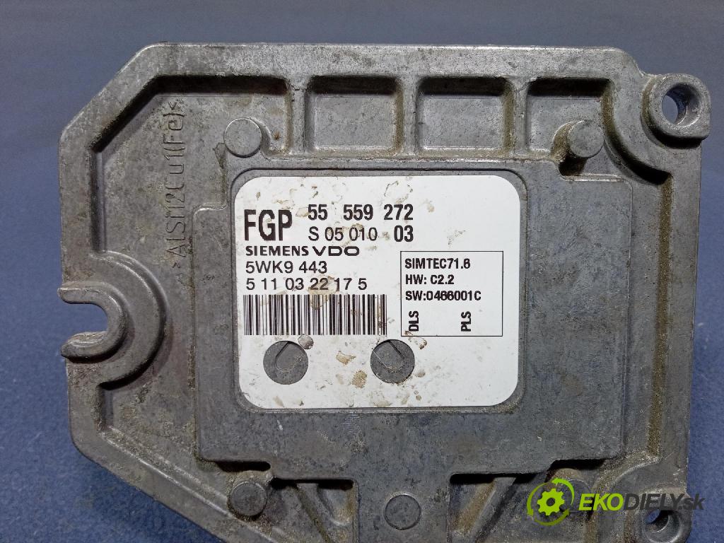 Opel Astra 2005 riadiaca jednotka Motor: 55559272