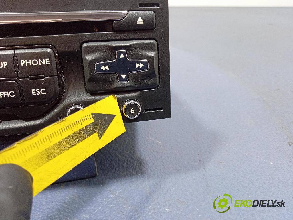 Citroen C8 2009 Radio I Navigace: 96661985XT