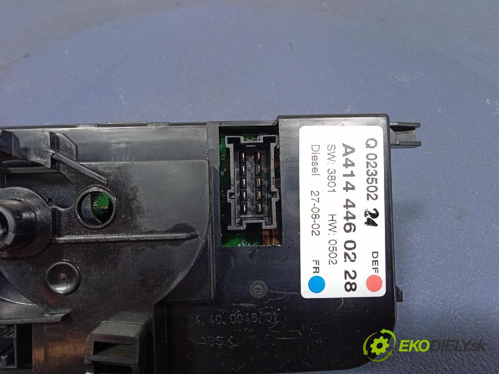 Mercedes Vaneo 2003 prepínač Klimatizácia: Prúd vzduchu: A4144460228