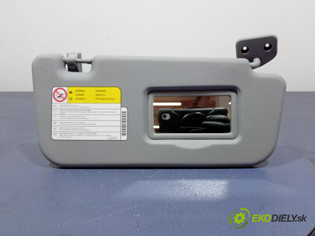 Mitsubishi Colt 2007 kryt slnečná clona