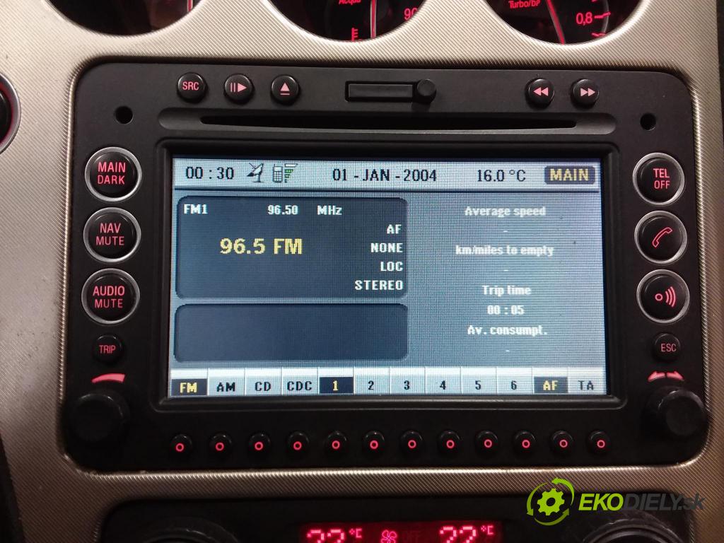 Alfa romeo 159 2006 Radio I Navigace: 156068727