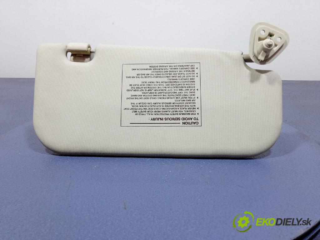 Hyundai I10 2008 kryt slnečná clona