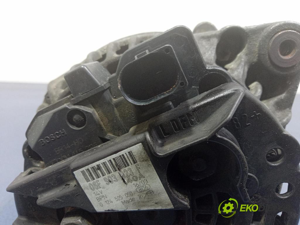 Vw Touran 2004 Alternator 06F903023F