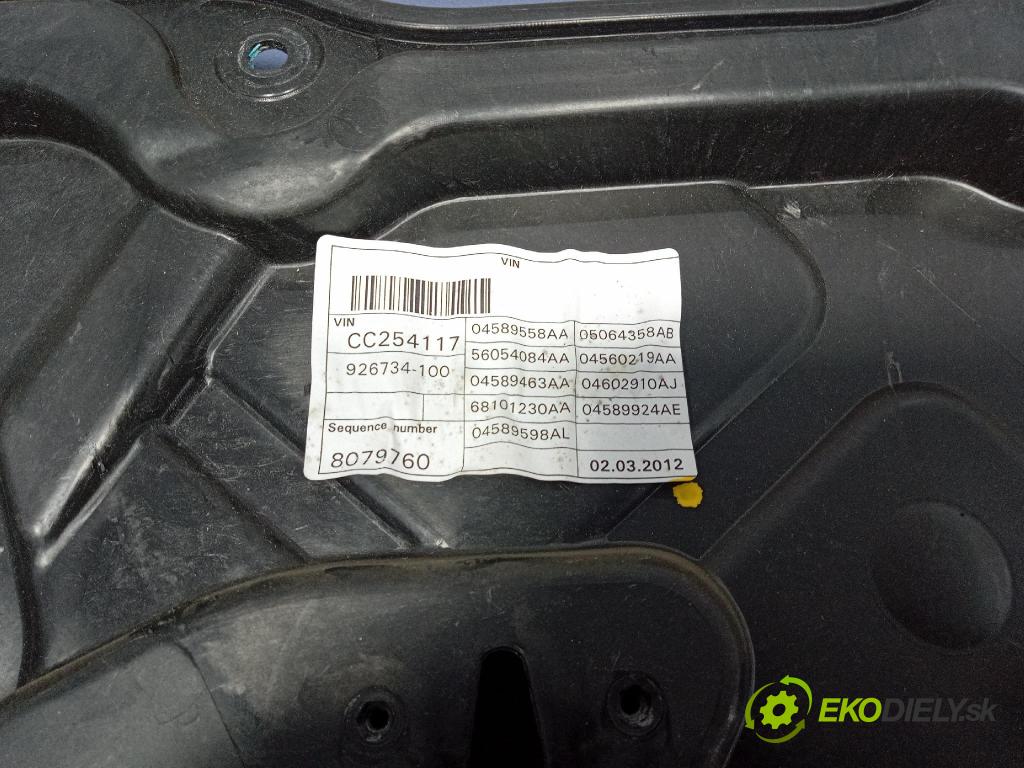 Jeep Grand Cherokee 0 mechanizmus okna Okná: Predné v pravo: 04589598AK