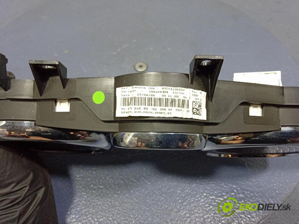 Peugeot 207 2008 riadiaca jednotka Motor: 9665291180