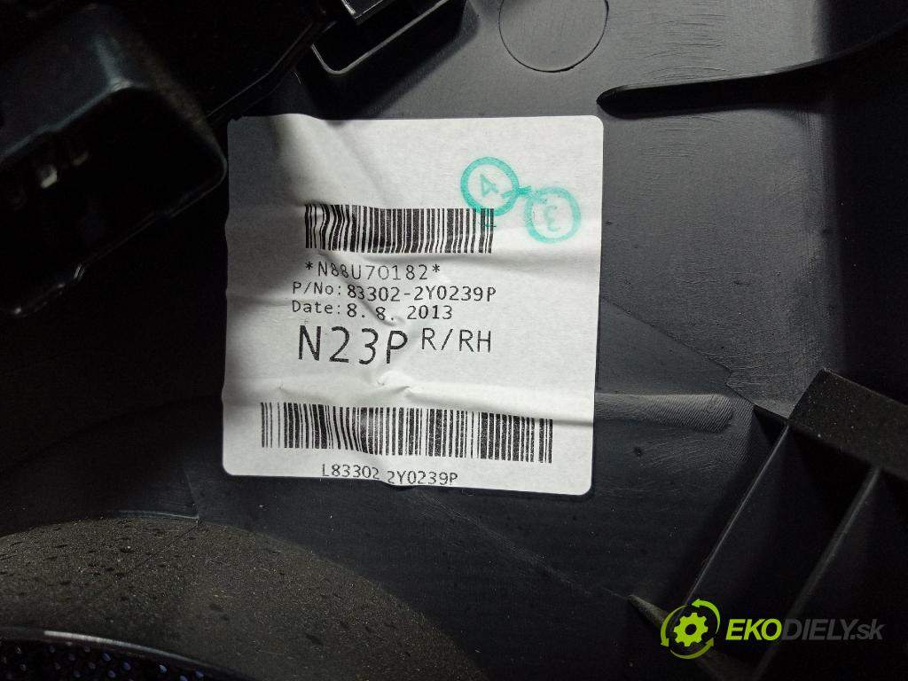 Hyundai Ix35 2013 Tapacír: dveře Zad: Práva: 83302-2Y0239P