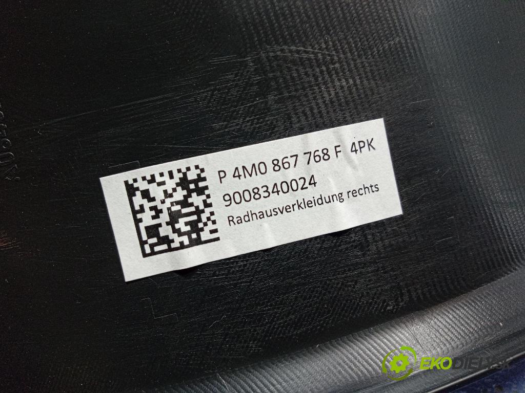 Audi Q7 2024 kryt Plast: Interiéry: 4M0867768F