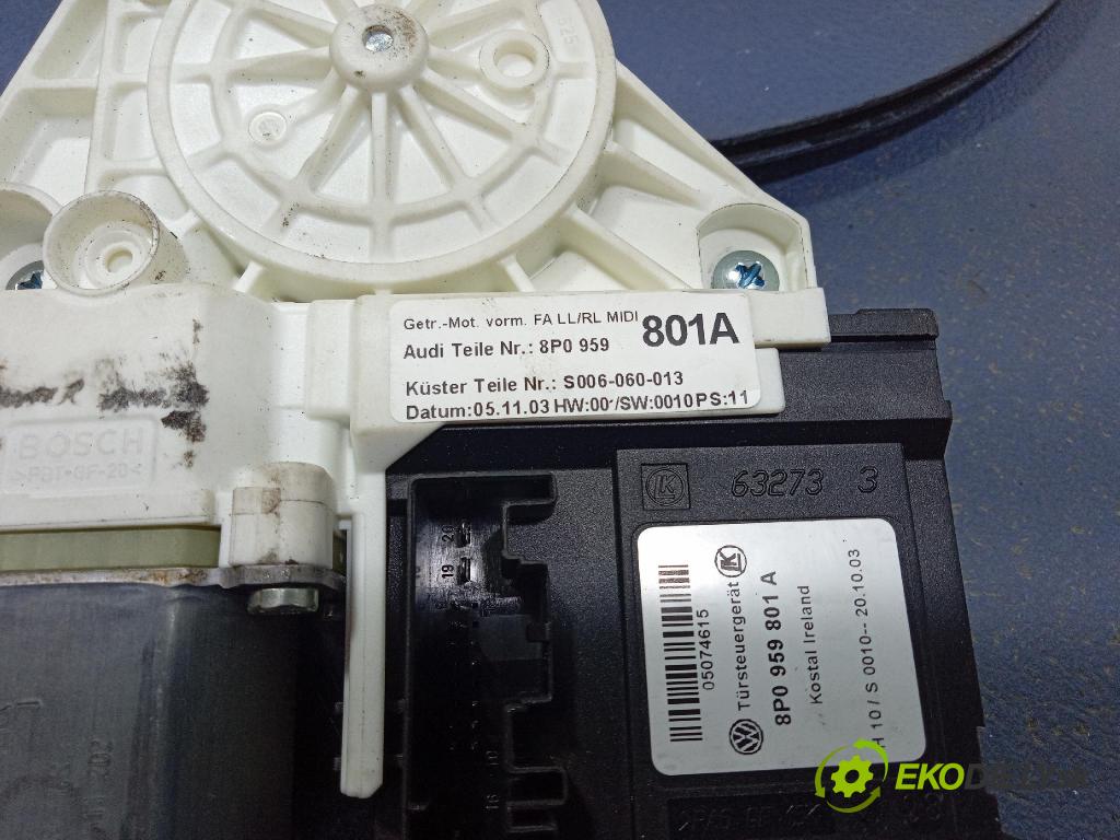 Audi A3 2004 mechanizmus okna Okná: Predné Vľavo: