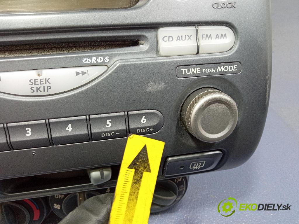 Honda Jazz 2004 Radio I Navigácia: 39175-SAA-G120-M