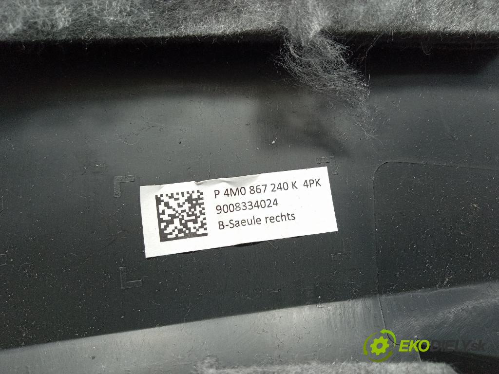 Audi Q7 2024 kryt Plast: Interiéry: 4M0867240K