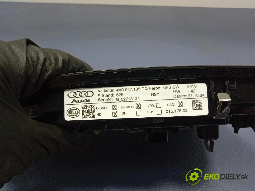 Audi Q7 2024 Svietidlá: Vnútri: 5Q0951177C