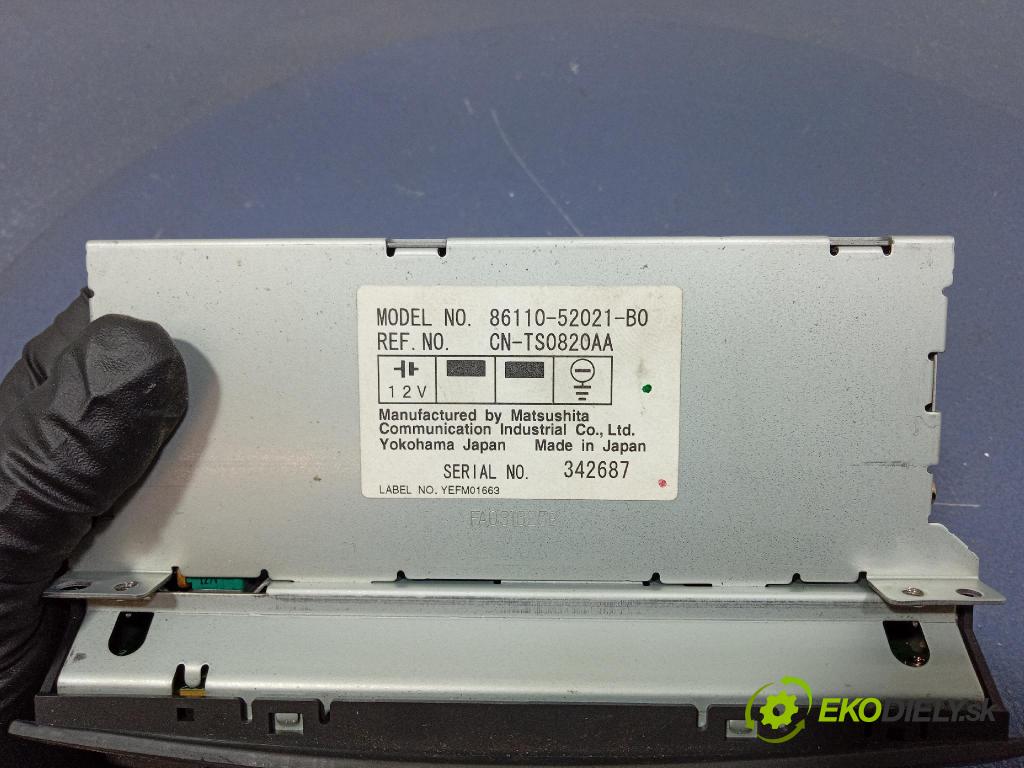 Toyota Yaris 2001 displej Radio / GPS 86110-52021