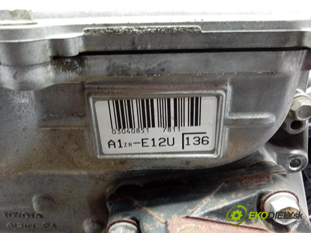 Toyota Auris 2016 motor Benzín: A1ZR-E12U