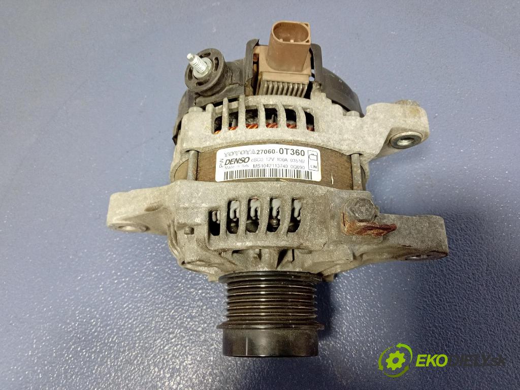 Toyota Auris 2016 Alternator 27060-0T360