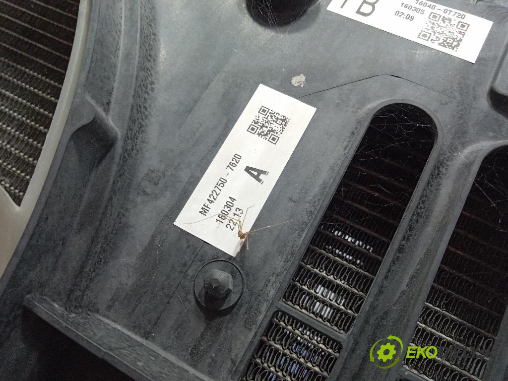 Toyota Auris 2016 Ventilátor Chladič: 16040-0T720