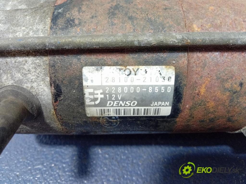 Toyota Yaris 2001 štartér 228000-8550