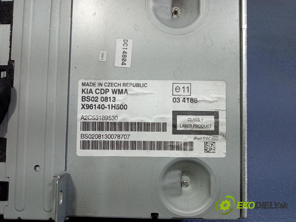 Kia Ceed 2008 Radio I Navigace: X96140-1H500