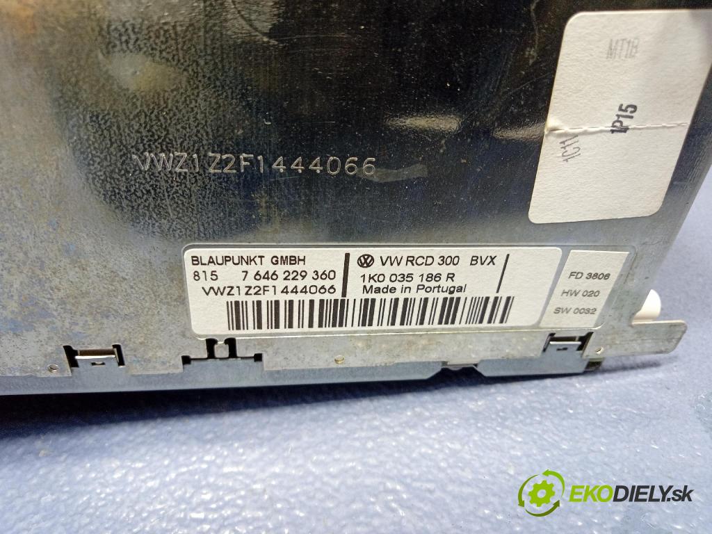 Vw Jetta 2006 Radio I Navigace: 1K0035186R