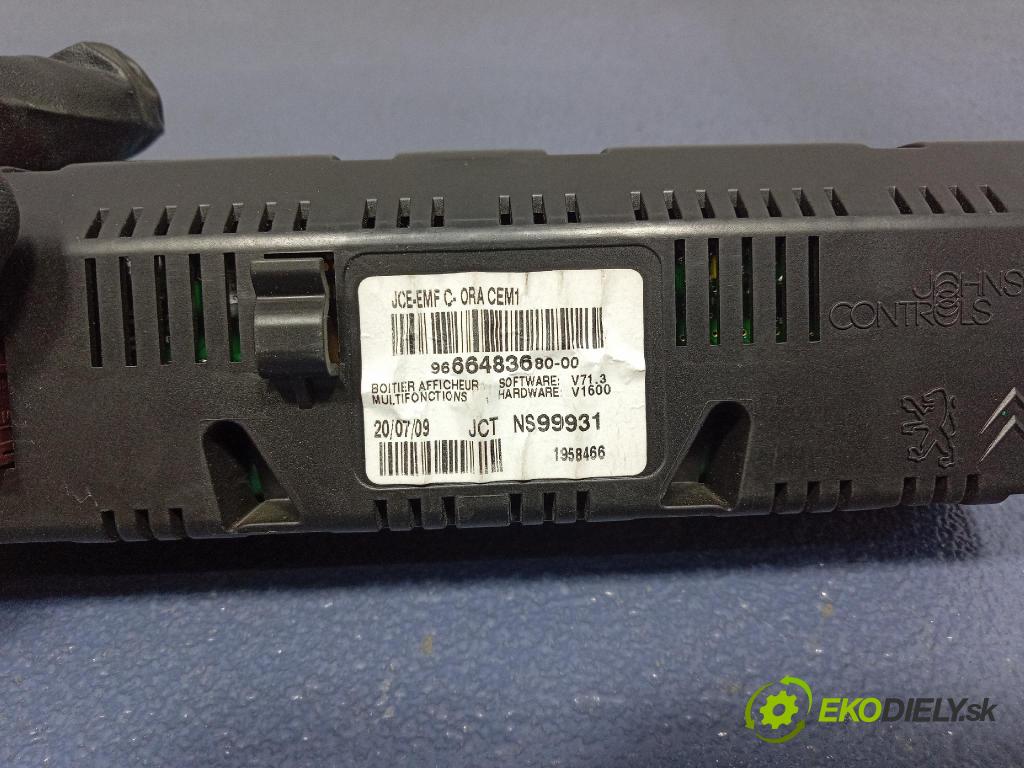 Citroen C8 2009 Zobrazit: Rádio: / GPS 9666483680