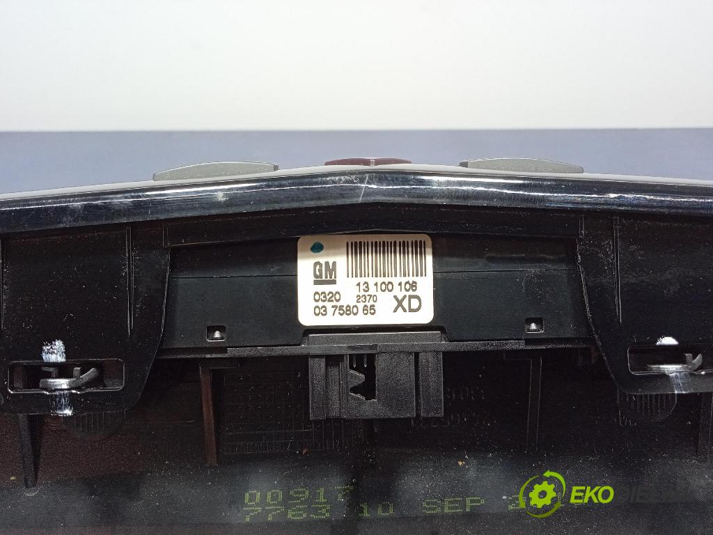 Opel Astra 2010 GRIDS: Prúd vzduchu: Vzduch: 13141091