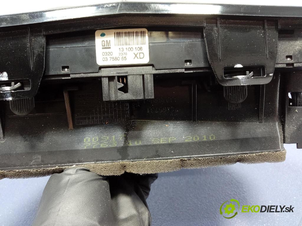 Opel Astra 2010 GRIDS: Prúd vzduchu: Vzduch: 13141091