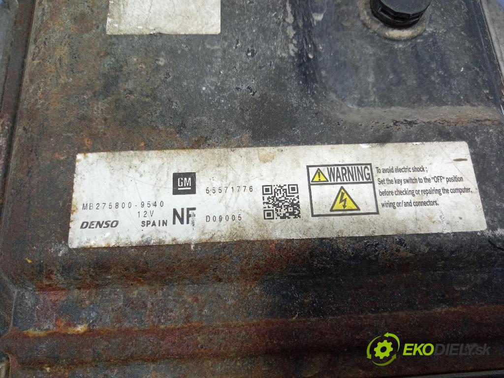 Opel Astra 2010 riadiaca jednotka Motor: 55571776