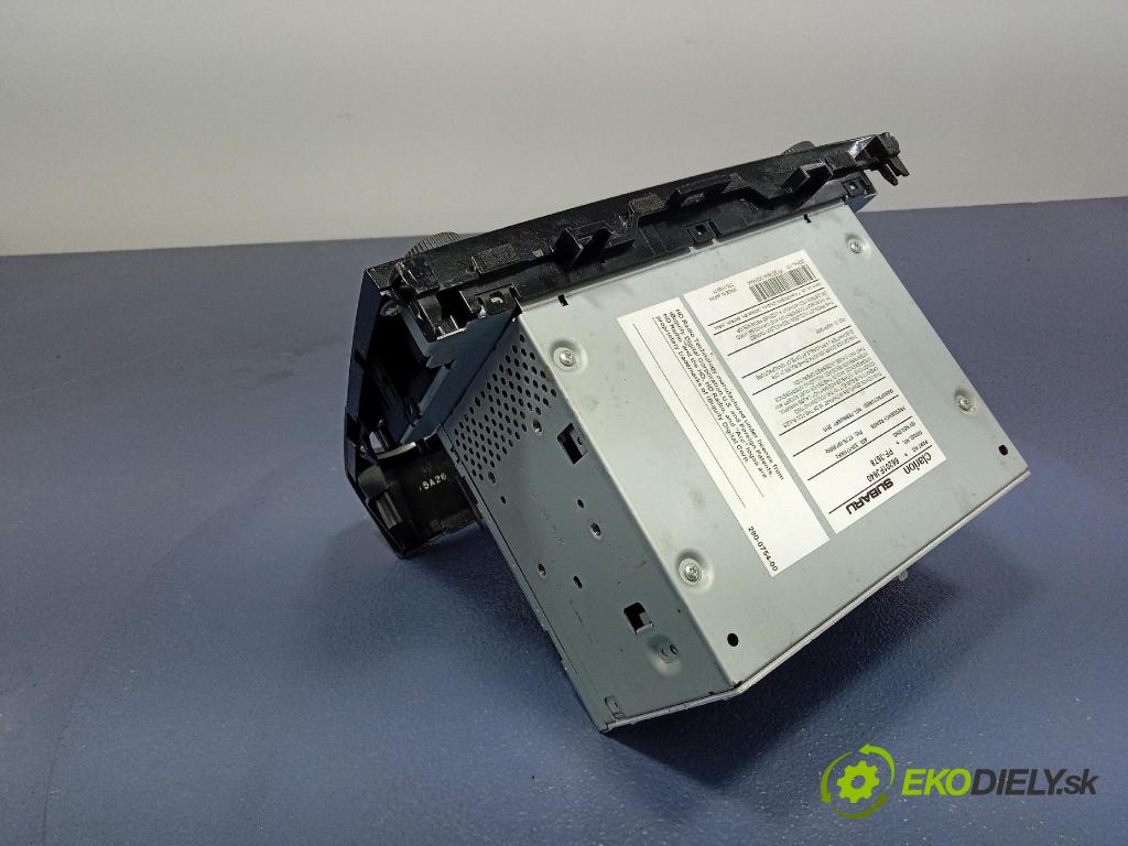 Subaru Xv 2015 Radio I Navigácia: 86201FJ640