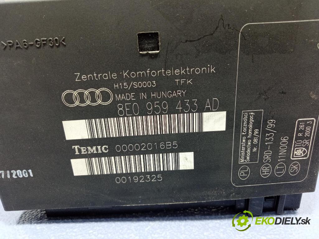 Audi A4 2001 riadiaca jednotka Komfortu 8E0959433AD