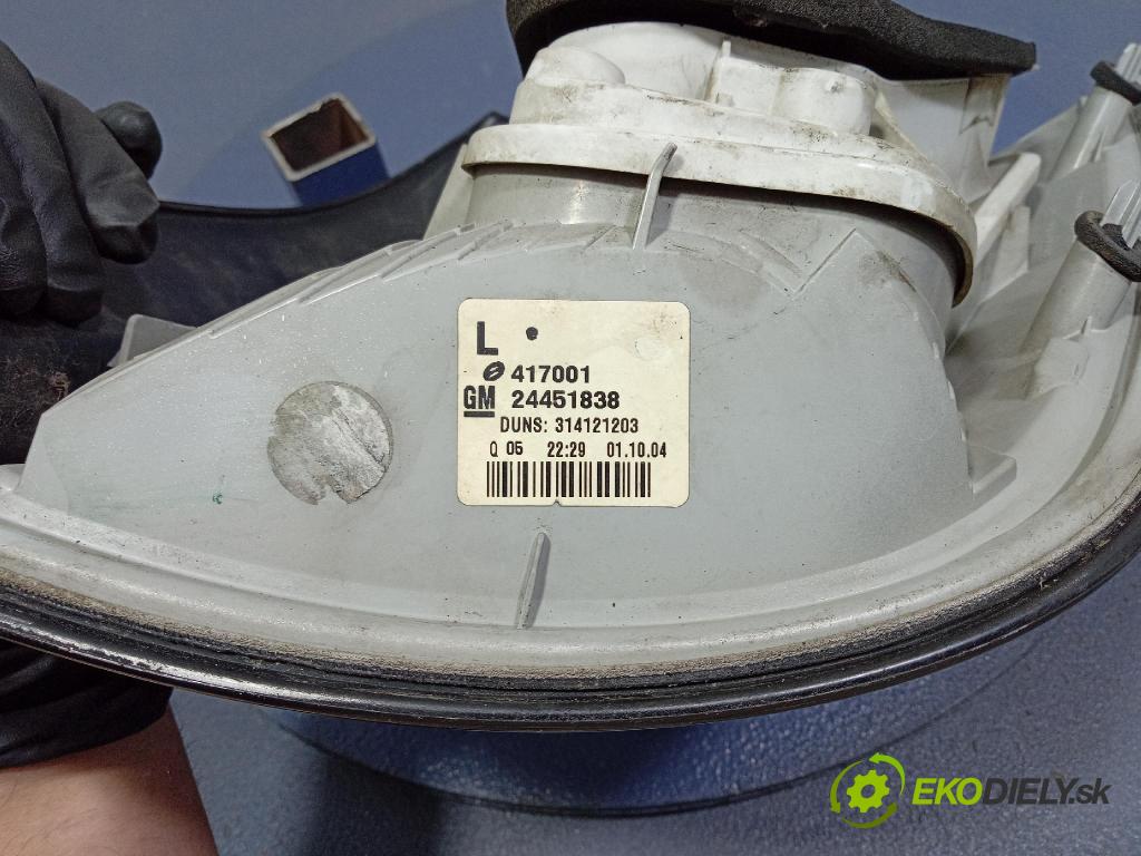 Opel Astra 2004 svetlo / reflektor zad ľavá Vonkajsia: 24451838