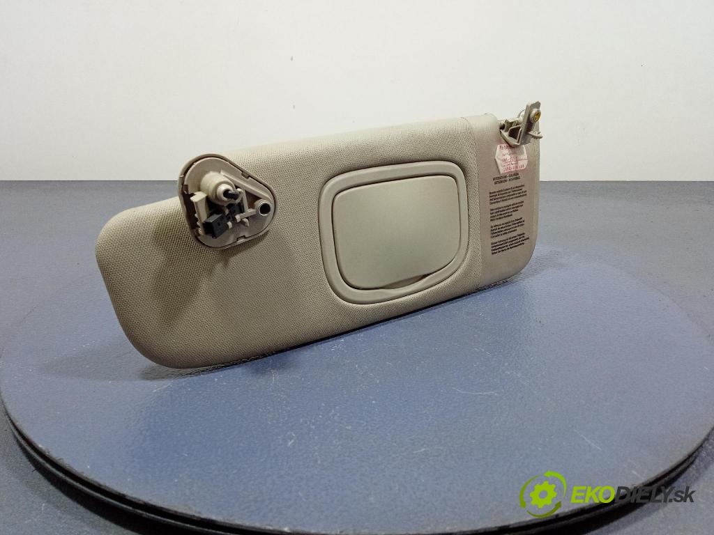 Alfa romeo 159 2007 kryt slnečná clona