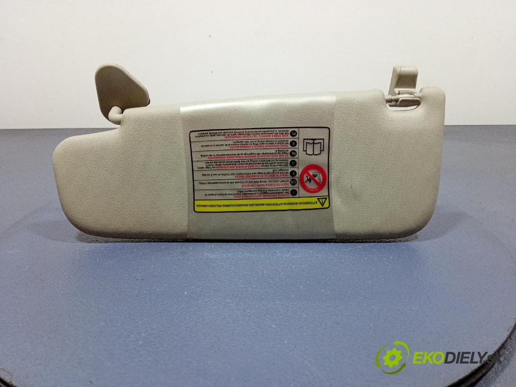 Alfa romeo 159 2007 kryt slnečná clona