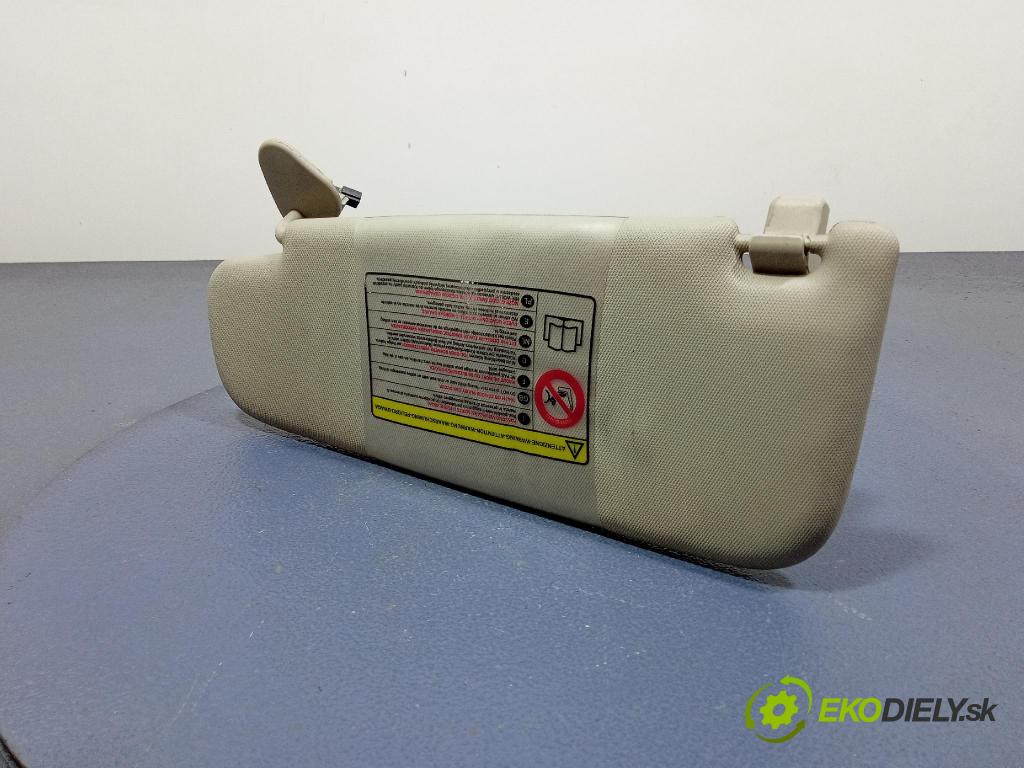 Alfa romeo 159 2007 kryt slnečná clona