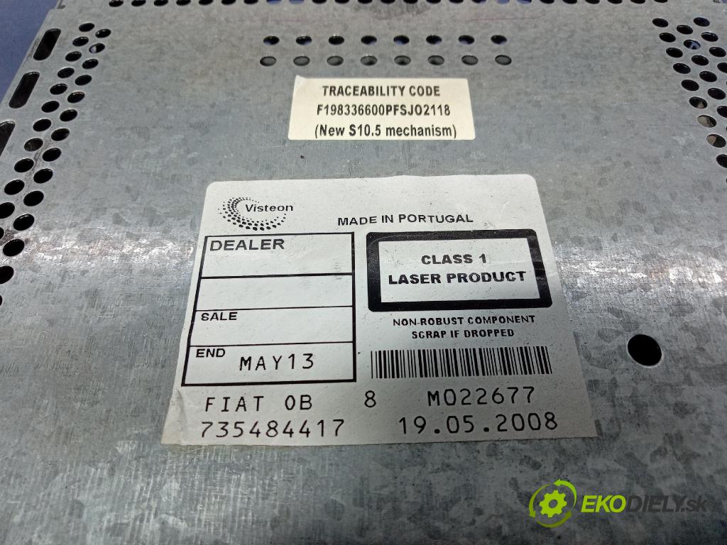 Fiat Bravo 2008 Radio I Navigace: 735484417