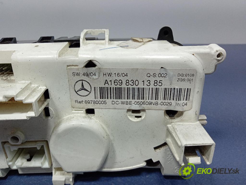 Mercedes B-Klasa 2005 prepínač Klimatizácia: Prúd vzduchu: A1698301385