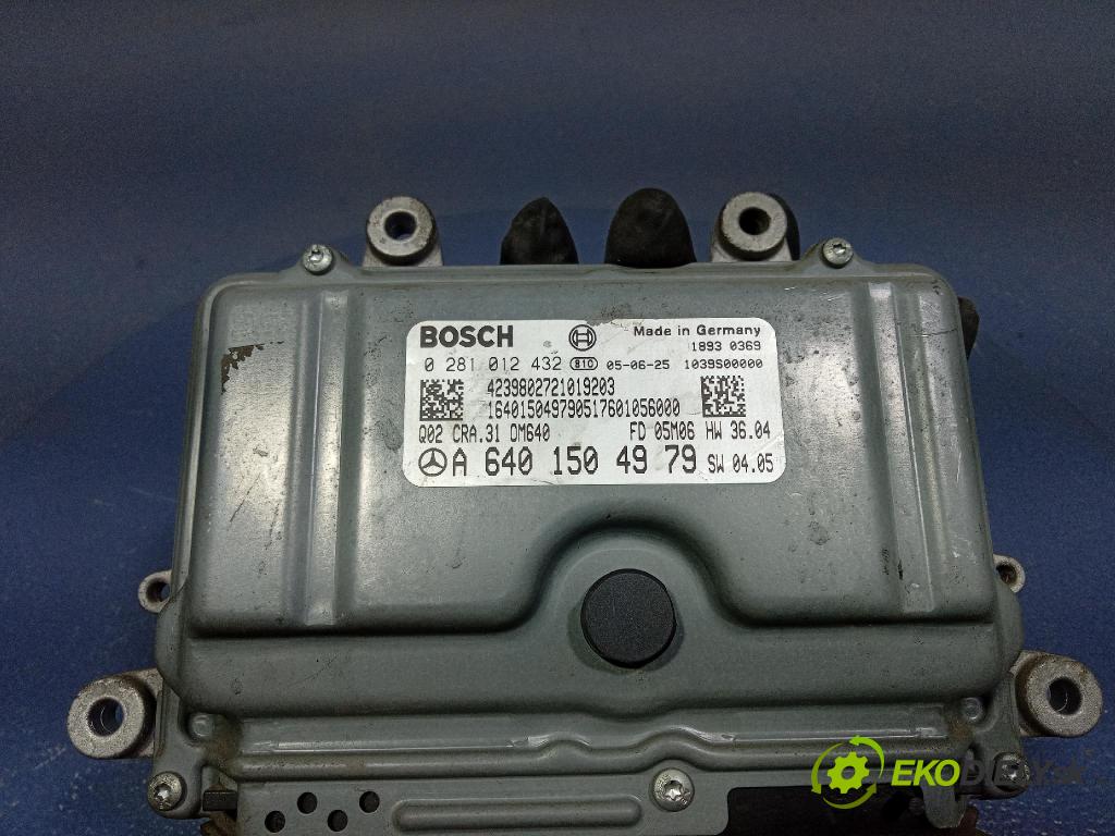 Mercedes B-Klasa 2005 riadiaca jednotka Motor: A6401504979