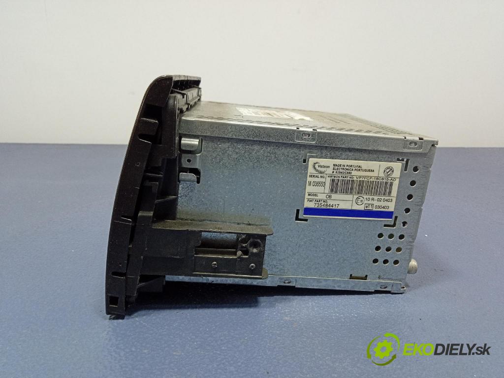 Fiat Bravo 2009 Radio I Navigácia: 735484417